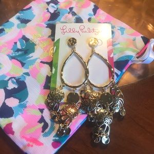 Lilly Pulitzer Shell Earrings NWT